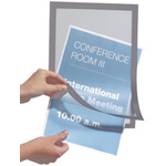 Durable Silver A4 PVC Information Frame, 297mm Height, 210mm Width