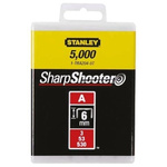 Stanley 6mm Staples 5000 Per pack