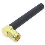 Siretta DELTA2A/x/SMAM/S/RA/11 Stubby Multiband Antenna with SMA Connector, 2G (GSM/GPRS), 3G (UTMS), 4G, 4G (LTE