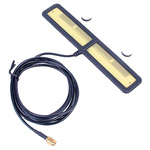 Siretta ALPHA40/1.5M/SMAM/S/S/29 T-Bar Multiband Antenna with SMA Connector, 2G (GSM/GPRS), 3G (UTMS), 4G (LTE) 5G