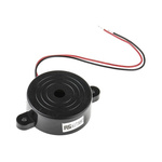 RS PRO 96dB Panel Mount Continuous Internal Piezo Buzzer, 41.8 x 16mm, 1.5V dc Min, 20V dc Max