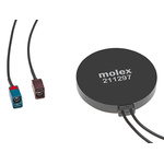 Molex 211297-3000 Puck Omnidirectional Antenna with FAKRA Connector, 4G (LTE)