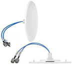 Laird External Antennas CFD69383P1-B30D43F Plate Multiband Antenna with 4.3- 10 Connector, 4G (LTE), WiFi