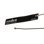 Molex 209142-0180 Square Omnidirectional GSM & GPRS Antenna, 2G (GSM/GPRS), 3G (UTMS), 4G (LTE)