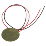 RS PRO SMD Diaphragm External Piezo Buzzer, 27 (Dia.) x 0.52mm, 30V ac Max