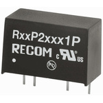 Recom 2W Isolated DC-DC Converter Through Hole, Voltage in 10.8 → 13.2 V dc, Voltage out ±15V dc