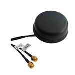 Siretta TANGO47/2.5M/SMAM/SMAM/S/S/17 Puck Multiband Antenna with SMA Connector, 3G (UTMS), 4G (LTE), GPS