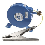 15.2m Straight ESD Static Grounding Clamp, 40mm Jaw Opening