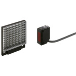 Panasonic Retroreflective Photoelectric Sensor, Block Sensor, 3 m Detection Range