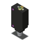 Omron Background Suppression Distance Sensor, Block Sensor, 25 mm → 300 mm Detection Range