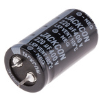 RS PRO 220μF Aluminium Electrolytic Capacitor 400V dc, Snap-In