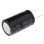 RS PRO 6800μF Aluminium Electrolytic Capacitor 50V dc, Radial, Through Hole