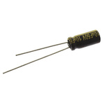 Panasonic 10μF Aluminium Electrolytic Capacitor 50V dc, Radial, Through Hole - EEUFC1H100L
