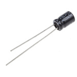 RS PRO 47μF Aluminium Electrolytic Capacitor 16V dc, Radial, Through Hole