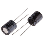 RS PRO 4.7μF Aluminium Electrolytic Capacitor 350V dc, Radial, Through Hole