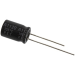 Rubycon 100μF Aluminium Electrolytic Capacitor 35V dc, Radial, Through Hole - 35YXF100M8X11.5