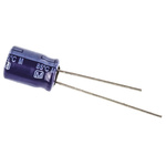 Panasonic 100μF Aluminium Electrolytic Capacitor 50V dc, Radial, Through Hole - ECA1HM101