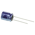 Panasonic 220μF Aluminium Electrolytic Capacitor 50V dc, Radial, Through Hole - ECA1HM221