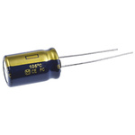Panasonic 1000μF Aluminium Electrolytic Capacitor 25V dc, Radial, Through Hole - EEUFC1E102