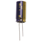 Panasonic 2200μF Aluminium Electrolytic Capacitor 50V dc, Radial, Through Hole - EEUFC1H222