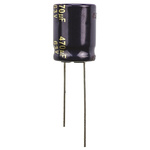 Panasonic 470μF Aluminium Electrolytic Capacitor 63V dc, Radial, Through Hole - EEUFC1J471