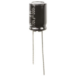 Panasonic 1000μF Aluminium Electrolytic Capacitor 16V dc, Radial, Through Hole - ECA1CHG102