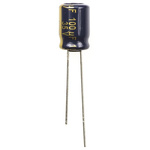 Panasonic 100μF Aluminium Electrolytic Capacitor 35V dc, Radial, Through Hole - EEUFC1V101
