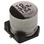 Panasonic 10μF Aluminium Electrolytic Capacitor 35V dc, Surface Mount - EEE1VA100SR