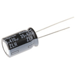 Rubycon 470μF Aluminium Electrolytic Capacitor 35V dc, Radial, Through Hole - 35ZLH470MEFC10X16