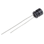 RS PRO 47μF Aluminium Electrolytic Capacitor 16V dc, Radial, Through Hole