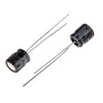 RS PRO 47μF Aluminium Electrolytic Capacitor 25V dc, Radial, Through Hole