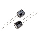 RS PRO 220μF Aluminium Electrolytic Capacitor 25V dc, Radial, Through Hole