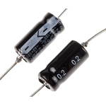 RS PRO 2.2μF Aluminium Electrolytic Capacitor 63V dc, Axial, Through Hole