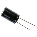 Panasonic 1000μF Aluminium Electrolytic Capacitor 50V dc, Radial, Through Hole - EEUFR1H102