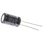 RS PRO 2200μF Aluminium Electrolytic Capacitor 10V dc, Radial, Through Hole