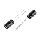 RS PRO 100μF Aluminium Electrolytic Capacitor 25V dc, Radial, Through Hole