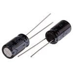 RS PRO 220μF Aluminium Electrolytic Capacitor 35V dc, Radial, Through Hole