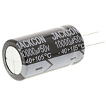 RS PRO 10000μF Aluminium Electrolytic Capacitor 50V dc, Radial, Through Hole
