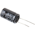 RS PRO 47μF Aluminium Electrolytic Capacitor 450V dc, Radial, Through Hole