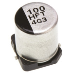 Panasonic 100μF Aluminium Electrolytic Capacitor 50V dc, Surface Mount - EEEFTH101XAP