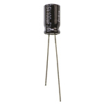 Panasonic 100μF Aluminium Electrolytic Capacitor 25V dc, Radial, Through Hole - EEUFR1E101