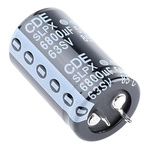 Cornell-Dubilier 6800μF Aluminium Electrolytic Capacitor 50V dc, Snap-In - SLPX682M050C7P3