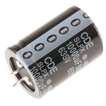 Cornell-Dubilier 10000μF Aluminium Electrolytic Capacitor 50V dc, Snap-In - SLPX103M050E7P3
