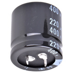 Nichicon 220μF Aluminium Electrolytic Capacitor 400V dc, Snap-In - LGU2G221MELB