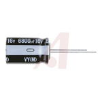 Nichicon 100nF Aluminium Electrolytic Capacitor 50V dc, Radial, Through Hole - UVY1H0R1MDD