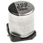 Panasonic 100μF Aluminium Electrolytic Capacitor 25V dc, Surface Mount - EEEFPE101XAP
