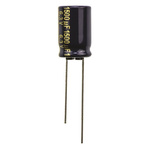 Panasonic 1500μF Aluminium Electrolytic Capacitor 6.3V dc, Radial, Through Hole - EEUFK0J152