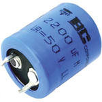 Vishay 2200μF Aluminium Electrolytic Capacitor 100V dc, Snap-In - MAL205659222E3