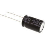 Rubycon 1000μF Aluminium Electrolytic Capacitor 25V dc, Radial, Through Hole - 25YXF1000M12.5X20