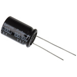 Rubycon 100μF Aluminium Electrolytic Capacitor 100V dc, Radial, Through Hole - 100YXF100M12.5X20